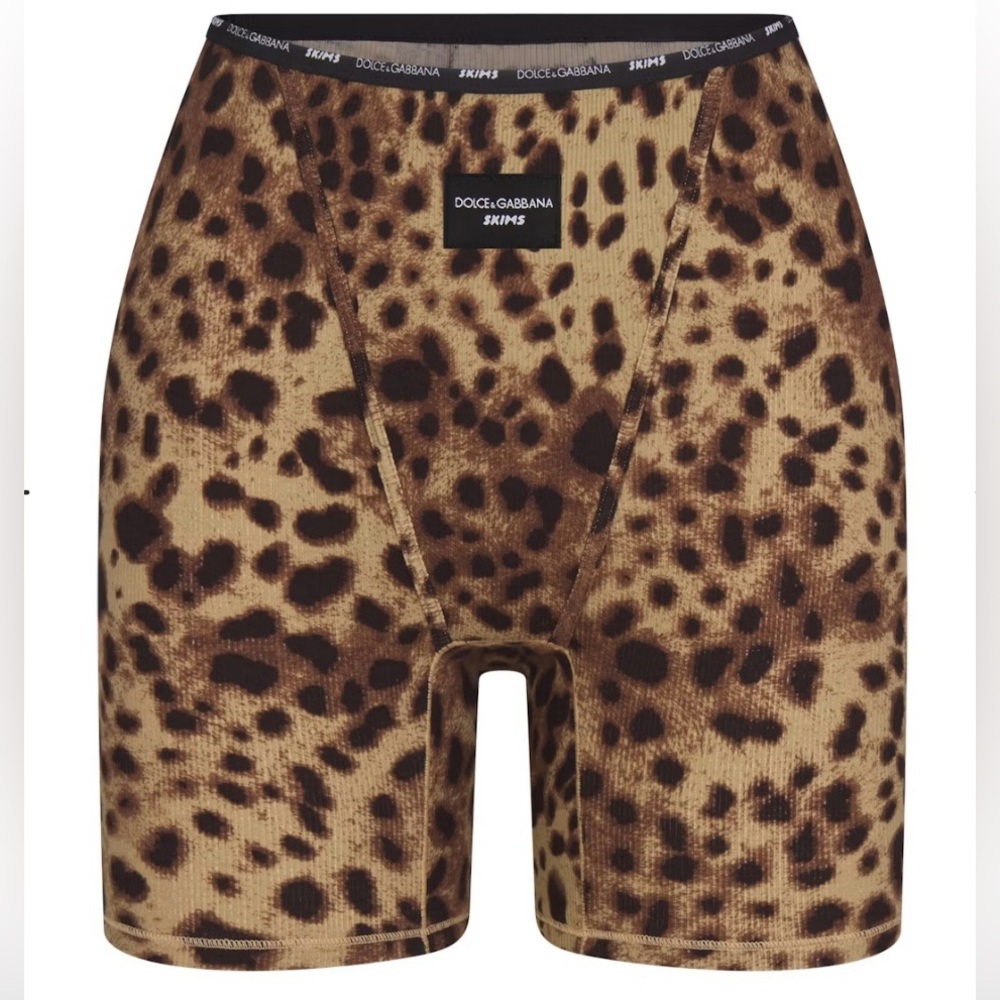 Dolce & Gabbana Animal Print Shorts
